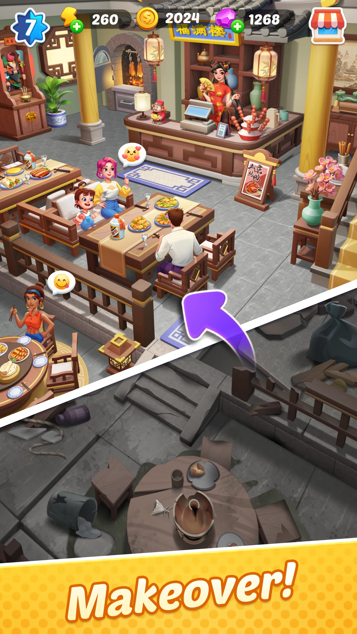 Gossip Street: Merge & Story screenshot
